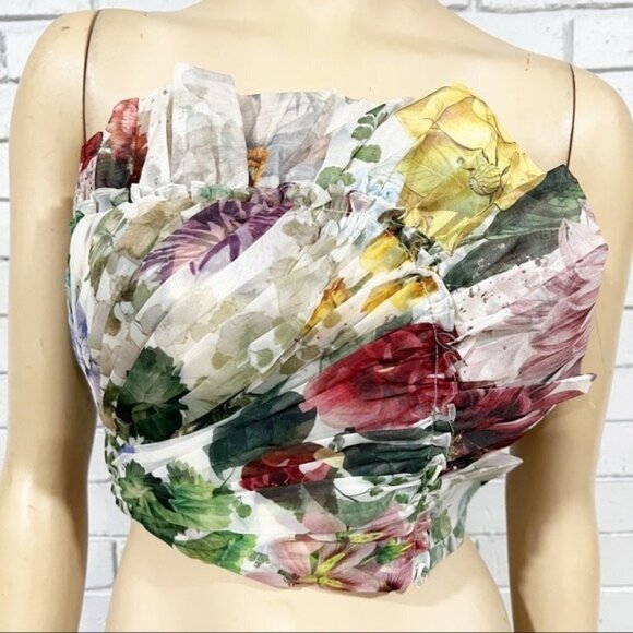 Geisha Designs Women’s Asymmetric Organza Corset Top - Picture 6 of 14